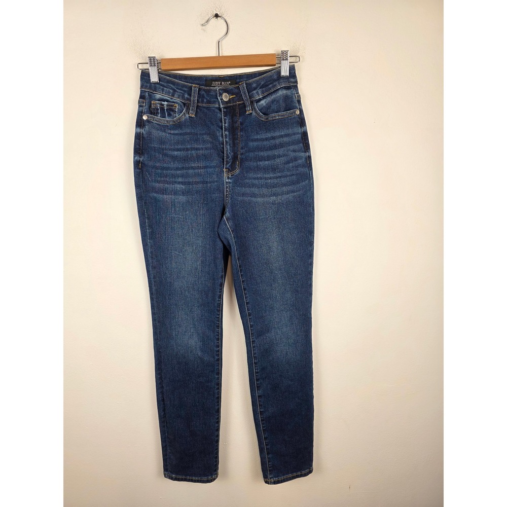 Judy Blue Boyfriend Fit Dark Wash High Rise Sorbtek Jeans JB88608 Size 1/25
